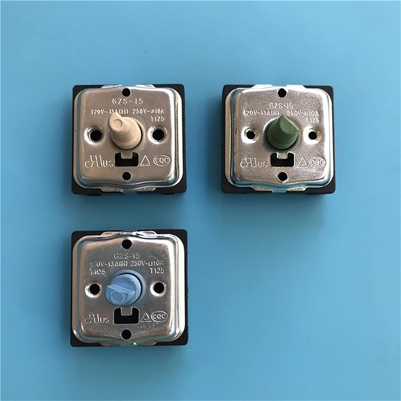 HMHAMA GZS-15 Rotary Switch 4 Position 3 Speed Rotary Electric Heater Switch Fan Speed Selector Switch for Midea Electric Heater Radiator Replacement Part Accessories 10AT125(4 Gear) - Image 4
